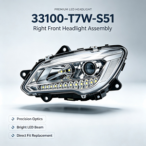 Faro Delantero Derecho Full LED 33100-T7W-S51 para <span class=keywords><strong>Honda</strong></span> HR-V 2016-<span class=keywords><strong>2022</strong></span>, Sistema de Iluminación Automática - Product Image 1