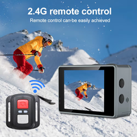 Caméra d'Action Sportive Haute Qualité WiFi Anti-Secousses Double Objectif Grand Angle 170° Étanche 5K 30FPS avec Télécommande