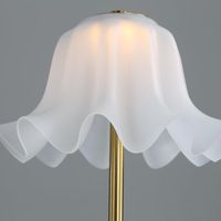 Lampe de bureau LED portable de luxe Wolongmountain, en fer, avec commande tactile, variateur d'intensité, sans fil, batterie rechargeable, design moderne, blanc chaud