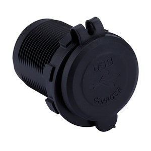 Vòng Đèn LED Chống Nước Ổ Cắm Hai Cổng 3.1A Bộ Sạc USB Trên Ô Tô Điện Thoại Di Động Cho Ô Tô Xe Máy Xe Buýt Thuyền Xe Tải Hàng Hải Xe Đạp - Product Image 2