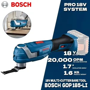 Outil oscillant sans fil <span class=keywords><strong>BOSCH</strong></span>, outil nu, sans balais, universel, 18V, rechargeable, <span class=keywords><strong>machine</strong></span> de découpe GOP 185-LI - Product Image 1