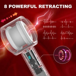 Copa de Masturbación Automática con Vibración y Succión, Telescópica, Sensible al Tacto y con Sonido; Masturbador Eléctrico Masculino - Product Image 3