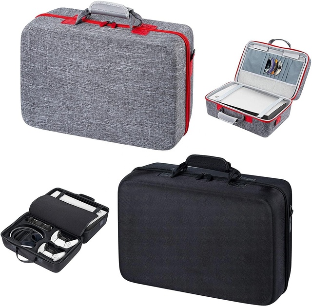 Factory Custom Special Purpose Bag Hard EVA Shell Foam PS Portal Case for PS5 PlayStation 5 Console Dual Controller Accessories