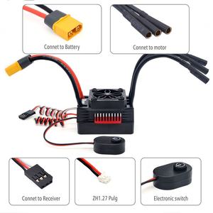 Cohete <span class=keywords><strong>V2</strong></span> impermeable 3665 3800KV 3150KV 2750KV 2200KV Motor sin escobillas con 80A ESC para RC coche 1/10 Motor RC Rock Crawle - Product Image 5
