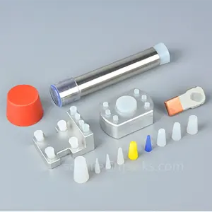 High Temperature Custom Solid And Softer Silicone Tapered Plugs Rubber Bungs Stoppers Manufactures