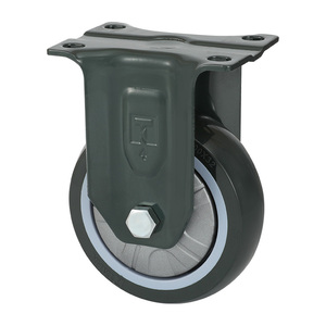 Schwerlast-Lenkrolle Polyurethan Mechanisches Gehäuse Rad 4 Zoll Transporträder für Schweißtisch Mit Bremsen Schwenkbare Laufrollen - Product Image 1