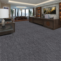 Moquette en boucle en gros, antidérapante, durable, à poils courts, en rouleau, mur à mur, pour usage commercial et domestique, pour bureau, exposition, salle de sport