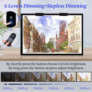 A1尺寸定制Logo专业LED跟踪板厂家批发多功能LED灯垫电池LED写字板 - Product Image 3