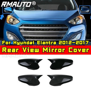 Cubiertas Protectoras para Retrovisores Laterales de Coche, Tapas de Espejos para Hyundai Elantra 2012-2017, Kit de Carrocería, Accesorios para Coche - Product Image 2