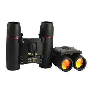 New Day Night Vision binocolo 30x60 telescopio pieghevole da viaggio all'aperto binocolo compatto per visione notturna a bassa luminosità