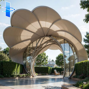 Auvent en membrane d'acier PVDF sur mesure avec un design moderne, anti-corrosion et respectueux de l'environnement pour les centres sportifs, les appartements et les <span class=keywords><strong>parcs</strong></span> - Product Image 1