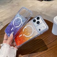 Funda Personalizada de TPU y PC con Textura de Concha para iPhone 17 18 Pro Max, Carga Inalámbrica Magnética con Degradado para Vendedores y Minoristas de Amazon