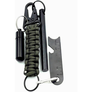 Kit <span class=keywords><strong>de</strong></span> tige ferro <span class=keywords><strong>de</strong></span> ferrocerium <span class=keywords><strong>de</strong></span> survie tactique <span class=keywords><strong>de</strong></span> 4 pouces avec poignée <span class=keywords><strong>de</strong></span> lanière Paracord - Product Image 6