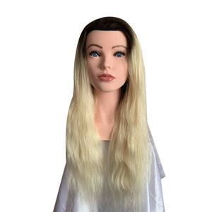 Mannequin naturel de tête d'entraînement, <span class=keywords><strong>pour</strong></span> <span class=keywords><strong>coiffeur</strong></span> - Product Image 1