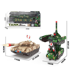 Meilleur vendeur <span class=keywords><strong>Amazon</strong></span> 2.4G RC Battle Drift Tank rotatif télécommande Tank transformer Robot Rc Tank - Product Image 6