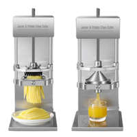 Hoge vraag naar 7/9/13mm snijmachines voor fruit & groente strips, aardappelchips en citroensap.