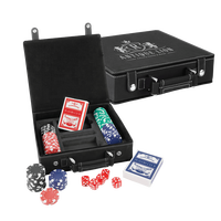 Coffrets de jetons de poker en cuir PU vierges pour gravure laser professionnelle, pour jeux de cartes, cadeaux et projets DIY