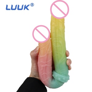 Wholesale Adult Sex Products Silicone Long <b>Dildo</b> with Two Head Penis Women Couples Sex Toys for Gay - Product Image 1