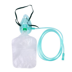 Masker oksigen dengan kantong reservoir dengan kanula oksigen hidung memberikan konsentrasi oksigen optimal dalam pengaturan darurat - Product Image 4