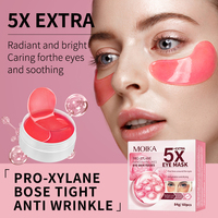 MOIKA Vente en gros 60 Patchs Anti-rides Pro-Xylane 5X Extra Raffermissants pour le Contour des Yeux, Idéaux pour les Ridules, Marque Privée