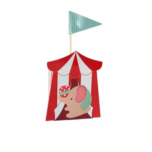 DAMAI Lion ours éléphant papier boîte à bonbons créatif Animal <span class=keywords><strong>cirque</strong></span> bébé <span class=keywords><strong>anniversaire</strong></span> bonbons boîtes d'emballage avec drapeau enfants boîte à bonbons - Product Image 4