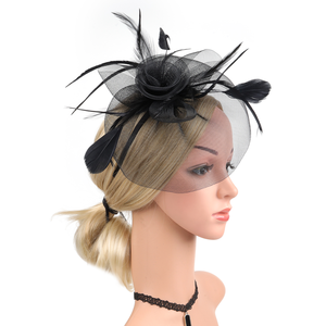 HAPPYQUALITY 2025 Simamays <strong>Fascinators</strong> Women's Flower <strong>Fascinator</strong> Wedding <strong>Hair</strong> Hat <strong>White</strong> Church Hats for Women - Product Image 3