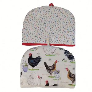 Lotus Tea Pot Quilted Cotton Cozy With Snap Closure Classic Design <b>Eco</b>-Friendly Corporate <b>Gifts</b> - Product Image 4