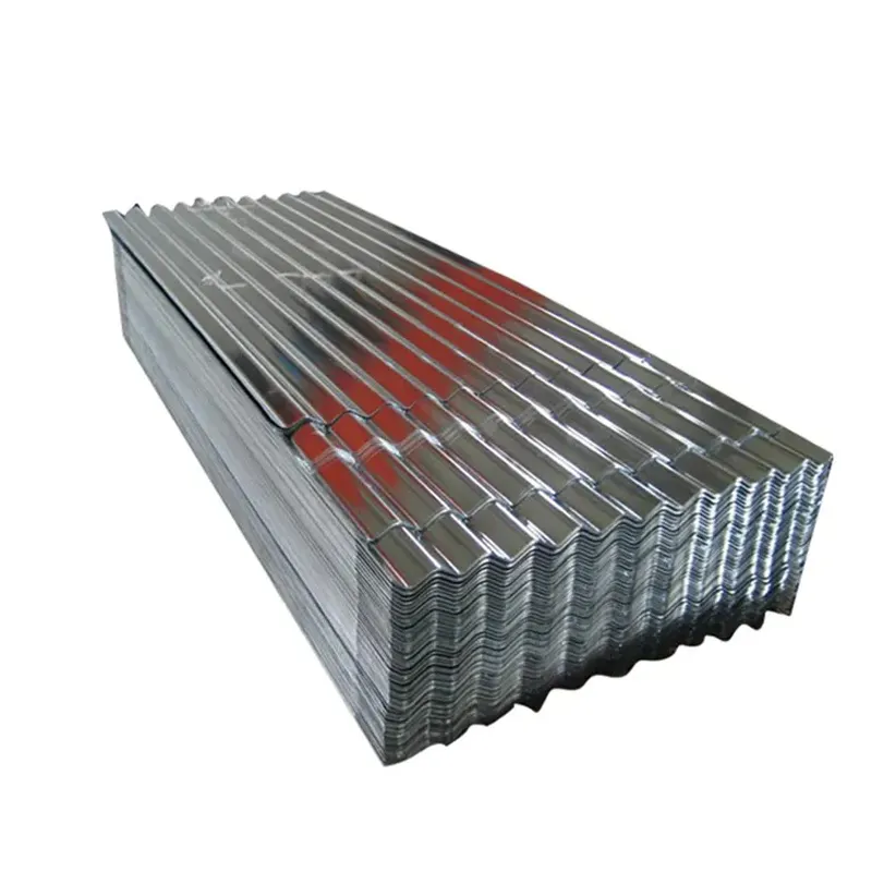 Prix le plus bas Toiture Gi Matériau de construction Film PVC Toit en acier galvanisé Revêtement de zinc Tôle de toiture ondulée