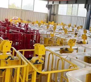 Marco de grúa de pie para personas Material de acero inoxidable Ingeniería Construcción Cestas de grúa Piezas de maquinaria de construcción - Product Image 5