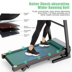 Tapis roulant pliable mobile SHULI, inclinaison de 12 degrés, marche longue portée, bande large, vitesse de 6 MPH, tapis roulant mobile Deer Run - Product Image 6