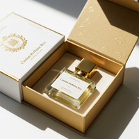 Boîte magnétique personnalisée pour emballage de luxe écologique en noir pour la série de parfums