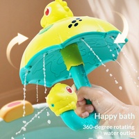 Jouet de bain parapluie, jouet aquatique rotatif pour le plaisir des bébés et des tout-petits dans la salle de bain