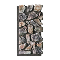 Panneaux muraux décoratifs 3D, faux panneaux muraux en pierre, imitation naturelle de haute qualité, 1200*600*50mm, économie de main-d'œuvre pour le revêtement mural extérieur