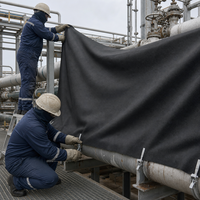 Tissu tissé en aramide résistant aux arcs électriques, ignifuge et isolant, pour combinaisons d'électriciens et travaux sur appareillage électrique