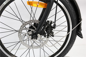 Bicicleta Eléctrica Plegable de 20 Pulgadas, 36V 350W, Batería de Litio de 13AH, 7 Velocidades, Frenos de Disco, Tipo Inteligente Electrónico - Product Image 5
