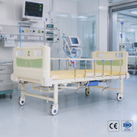 DDCY SHL-1 Lit médicalisé manuel multifonction à cadre métallique antirouille avec accessoires pratiques complets pour hôpital et domicile