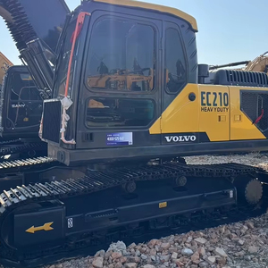 Excavadora de orugas de segunda mano de buen rendimiento Original Volvo EC210 E240 E250 Mini excavadora usada Horas DE TRABAJO bajas EPA CE - Product Image 1