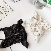 Nouvel accessoire pour cheveux de mariage décontracté pour femme, style japonais et coréen, en tissu satiné carré, fait main, de haute qualité, avec nœud et blocs décoratifs