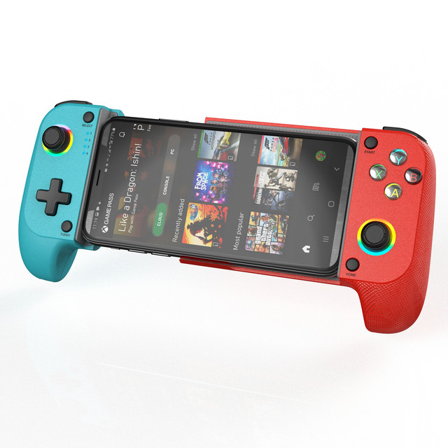 YJT-CJP2032 Phone Controller Wireless Joystick Gamepad with Turbo Function for Android/IOS Telescopic Game Controller