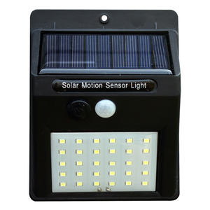 <span class=keywords><strong>Lampe</strong></span> <span class=keywords><strong>solaire</strong></span> à Led sans fil <span class=keywords><strong>avec</strong></span> détecteur de mouvement, imperméable conforme à la norme IP65, éclairage d'extérieur, applique murale, idéal pour un jardin, 5 W - Product Image 6