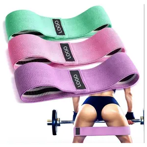 2020 nuevo diseño de 3 de ejercicio de la cadera Círculo tela impresa botín banda gimnasio glúteos de banda de resistencia