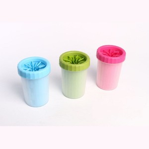 Taza para baño de pies para perros, material TPR, tamaño pequeño y grande, color azul, rosa y verde, herramienta de limpieza para mascotas - Product Image 2