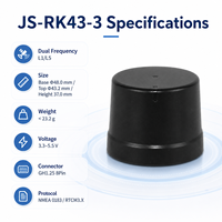 Antenne GNSS intelligente double fréquence L1 L5 RTK haute précision JS-RK43-3, indice de protection IP51, température de fonctionnement -25~60°C, réseau 4G pour UAV