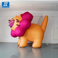 Modèle de chat gonflable animal mascotte dessin animé personnalisé accessoires gonflables publicitaires