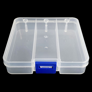 Cajas de Pesca Portátiles <span class=keywords><strong>Mini</strong></span> de PP Impermeables con 3 Compartimentos, Estuche de Almacenamiento Multifuncional para Señuelos, Anzuelos y Accesorios de Pesca, Venta al Por Mayor - Product Image 3