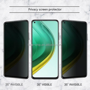 Sans huile résistant aux rayures Anti cassé téléphones portables trempé Protection complète <span class=keywords><strong>Film</strong></span> de confidentialité protecteur d'écran en verre pour Redmi K30S - Product Image 4