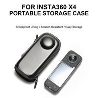 Étui de transport rigide portable pour Insta360 X4, sac de rangement antichoc pour les voyages et la photographie en extérieur
