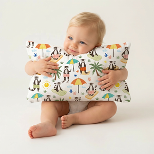 Fundas <span class=keywords><strong>de</strong></span> Almohada <span class=keywords><strong>de</strong></span> Algodón Orgánico <span class=keywords><strong>de</strong></span> Punto Clásico Personalizadas, Ropa <span class=keywords><strong>de</strong></span> Cama <span class=keywords><strong>para</strong></span> Bebés, Estampado <span class=keywords><strong>de</strong></span> Animales <span class=keywords><strong>de</strong></span> Dibujos Animados, Antibacterianas, Ecológicas, <span class=keywords><strong>para</strong></span> Todas las Estaciones, 30 - Product Image 1