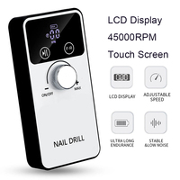 Professionnel acrylique ABS Portable bureau perceuse à ongles Machine 45000 tr/min vitesse polisseuse à ongles 35W câble sans fil clous perceuse