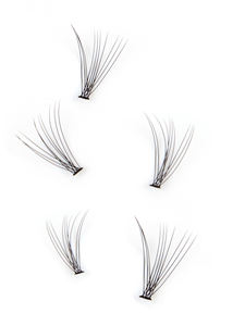 Venta al por mayor Pro Made Ready Fans <span class=keywords><strong>Cluster</strong></span> Lashes Tray 10-18mm Mate Negro Extensión <span class=keywords><strong>de</strong></span> pestañas prefabricadas - Product Image 6